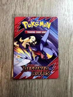 Destined Rivals Pack Art Trainer Tip PreRelease Card Cynthia Garchomp Exclusive - Image 1