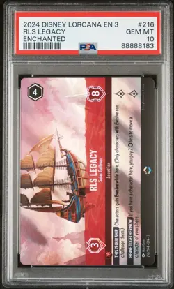2023 Disney Lorcana - Into The Inklands - RLS Legacy Enchanted #216 PSA 10 - Image 1