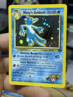 Misty's Golduck 12/132 Gym Challenge 2000 Holo Rare WOTC Pokemon Card TCG - Image 4