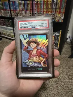 DON!! Card (2023 World Championship Finals) One Piece Promotion Cards. PSA 10 - Image 1