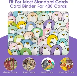 BRAND NEW Penguin Trading Card Binder 4 Pocket with 50 Removable Sleeves - Image 5