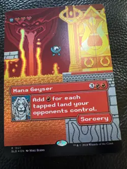 Mana Geyser Foil - Secret Lair SLD Extra Life Pixel Perfect - Image 1