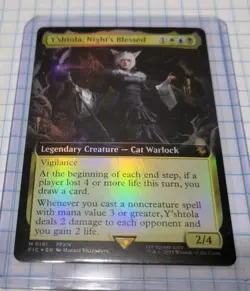 Y'shtola Night's Blessed (Extended Art) FOIL Final Fantasy Commander M 0191 - Image 1