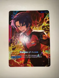 Gundam Card Game Battle of Aces GD01-111 R+ Foil AA Alt Art TCG CCG English - Image 1