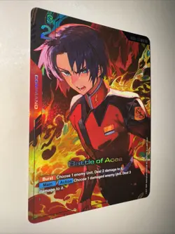 Gundam Card Game Battle of Aces GD01-111 R+ Foil AA Alt Art TCG CCG English - Image 2