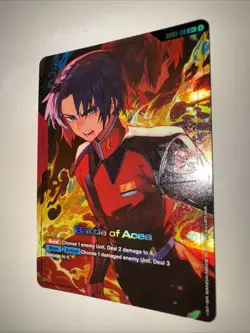 Gundam Card Game Battle of Aces GD01-111 R+ Foil AA Alt Art TCG CCG English - Image 3