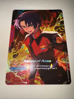 Gundam Card Game Battle of Aces GD01-111 R+ Foil AA Alt Art TCG CCG English - Image 4
