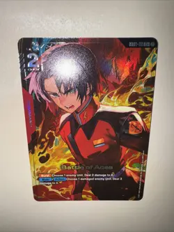 Gundam Card Game Battle of Aces GD01-111 R+ Foil AA Alt Art TCG CCG English - Image 5