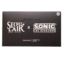 MTG Secret Lair x Sonic the Hedgehog: Turbo Gear Rainbow Foil SEALED - Image 1