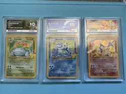 Pokemon Celebrations Charizard 4/102 Blastoise 2 Venusaur 15 Perfect ACE 10 - Image 1