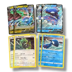 Pokemon Crown Zenith Sea and Sky Promos Set 8 Cards RAYQUAZA/KYOGRE NM - Image 1