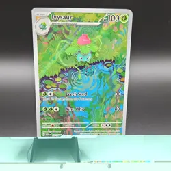 Ivysaur 167/165 SV Scarlet & Violet 151 Illustration Rare Holo EN HP 100 - Image 1
