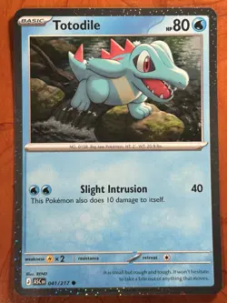 Totodile (Cosmos Holo) 041/217 ME: Ascended Heroes Pokemon Card NM - Image 1