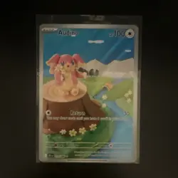 Pokemon TCG Audino 151/086 Sv: Black Bolt Illustration Rare Holo EN 100HP - Image 1
