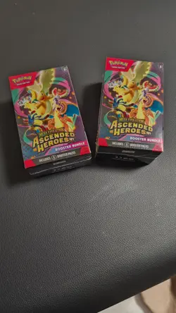 2 Pokemon TCG: Ascended Heroes Factory Sealed Booster Bundle Boxes - Image 1