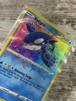 Kyogre 21/72 Shining Fates Holo Pokemon Card 2021 LP Light Play - Image 2