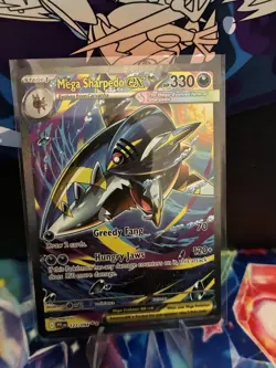 Pokemon Phantasmal Flames - Mega Sharpedo EX 127/094 - SIR - NM/M Condition - Image 1
