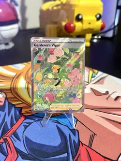 Pokemon Gardenia's Vigor Ultra Rare Full Art GG61/GG70 Crown Zenith Holo - Image 1