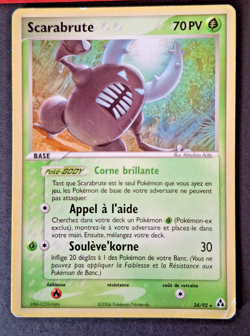 Scarabrute 24/92 Ex Createurs de Legendes Carte Pokemon Francais - Image 1