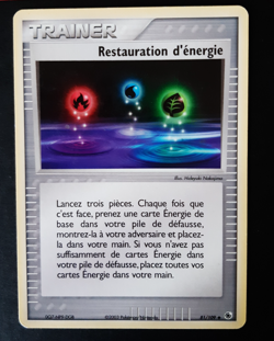 Restauration d'Energie 81/109 Ex Rubis Saphir Carte Pokemon Francais - Image 1