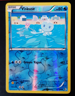 Viskuse REVERSE 44/149 Carte Pokemon Noir et Blanc Frontieres Franchies Francais - Image 1