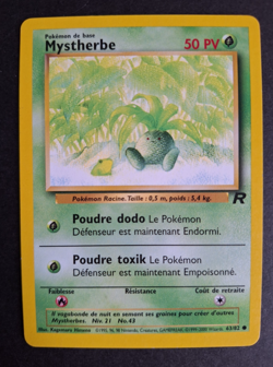 Mystherbe 63/82 Carte Pokemon Wizards Team Rocket Francais - Image 1