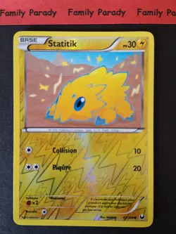 Statitik REVERSE 41/108 Noir Blanc Explorateurs Obscurs Carte Pokemon Francais - Image 1