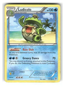 Ludicolo 31/135 Rare Plasma Storm Pokemon Heavily Played - Image 1