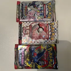 Pokemon Prismatic Evolutions Heavy 22.4g Bundle + 151 + Mega Phantasmal Flames - Image 2