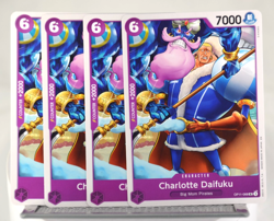 OP11-068 Charlotte Daifuku (UC) A Fist of Divine Speed One Piece CCG x4 Playset - Image 1