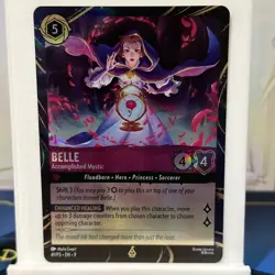 Belle - Accomplished Mystic 41 Disney Lorcana Promo Cards Holo - Image 1