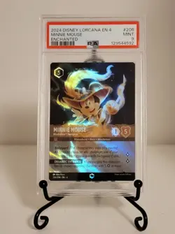 2024 Disney Lorcana EN4 Minnie Mouse- Musketeer Champion Enchanted PSA 9 - Image 1