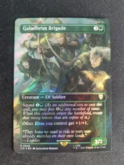 MTG Galadhrim Brigade Lotr Commander: Tales of Middle-earth 546 *SURGE FOIL* - Image 1