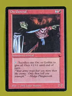 Orc General x1 The Dark 1x Magic the Gathering MTG - Image 1