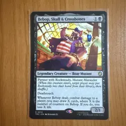 Bebop Skull & Crossbones - TMNT - Teenage Mutant Ninja Turtles MTG Magic - Image 1