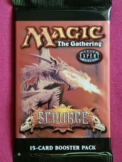 Magic The Gathering SCOURGE New Sealed Booster Pack MTG - Image 2