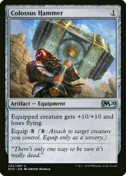 1x COLOSSUS HAMMER - M20/Final Fantasy - MTG - Magic the Gathering - Image 1