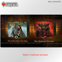 Magic Arena Code 1x Lord of the Rings Starter Kit (2 decks) - Image 1