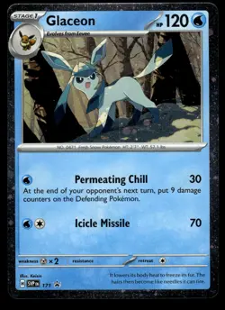 Glaceon (Cosmos Holo) 171 Promo Scarlet & Violet Promo Pokemon - Image 1