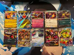 Korean Lot Of 10 Pokemon Holos SAR AR FA REV EXs Holos CCG Lopunny Sharpedo Ex - Image 1