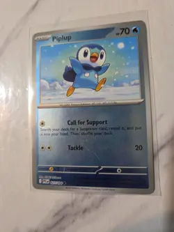 Piplup 027/094 Phantasmal Flames Pokemon TCG NM - Image 1