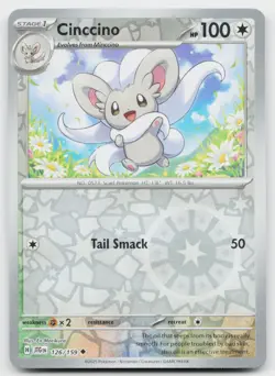 Cinccino 126/159 Uncommon Journey Together Pokemon Reverse Holo Near Mint - Image 1