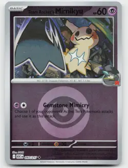 Team Rocket's Mimikyu (Energy Symbol) 097/217 Ascended Heroes Reverse Holo NM - Image 1