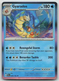 Pokemon Gyarados 043/193 Paldea Evolved Rare Holo NM - Image 1