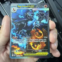 Pokemon TCG Mega Charizard X EX 125/094 XY Flashfire Secret Rare Holo ENG - Image 1