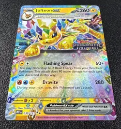 Pokemon Jolteon ex Prismatic Evolutions Stamp Promo Holo 030/131 - Image 2