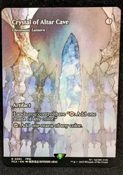 Crystal Of Alter Cave - MISPRINT - R 0061 Final Fantasy Magic the Gathering TCG - Image 1