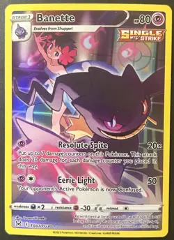 Pokemon TCG: Lost Origin Trainer Gallery - Banette TG07/TG30 - NM/M (Pack Fresh) - Image 1