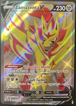 Pokemon TCG: Black Star Promo - Zamazenta V - SWSH293 - NM/M (Pack Fresh) - Image 1