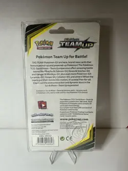Pokemon TCG Sealed Sun & Moon Team Up Blister Packs Mimikyu (Comes W/ Protector) - Image 2